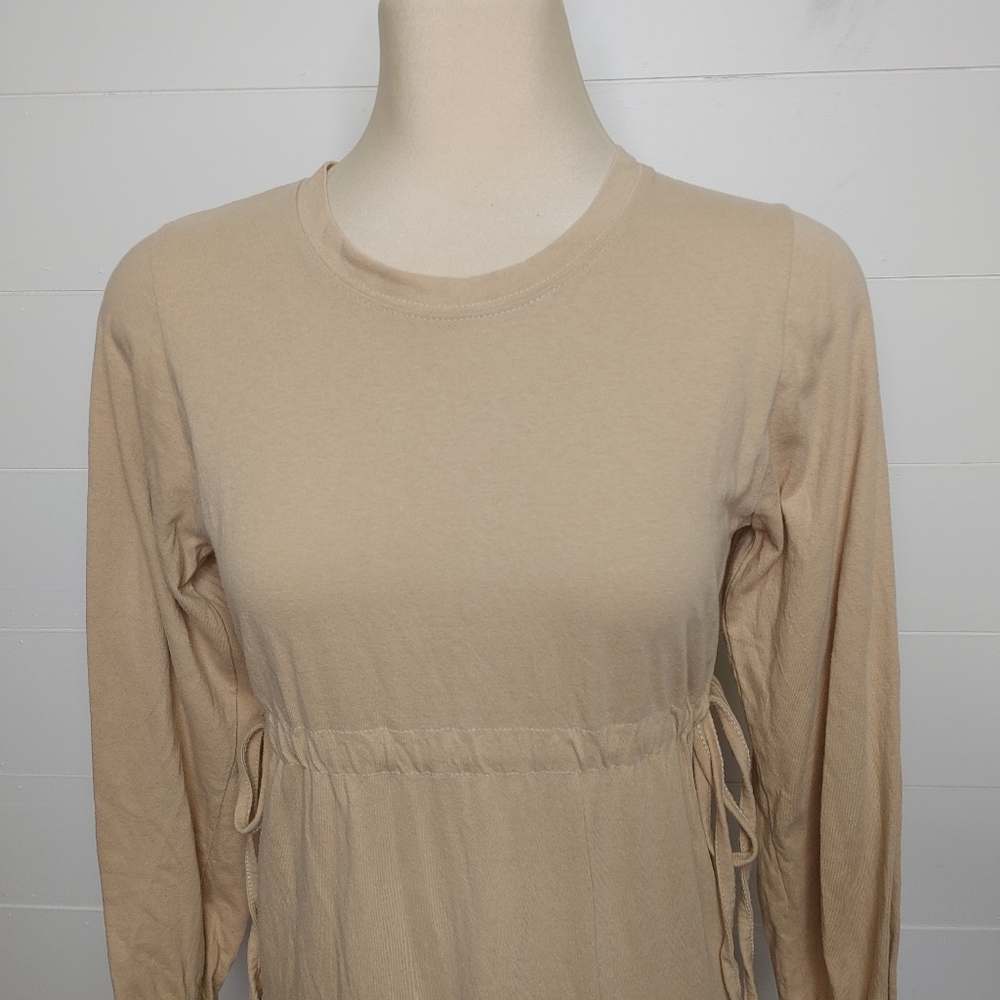 Oak + Fort tiered cotton midi dress size S - Picture 3 of 14